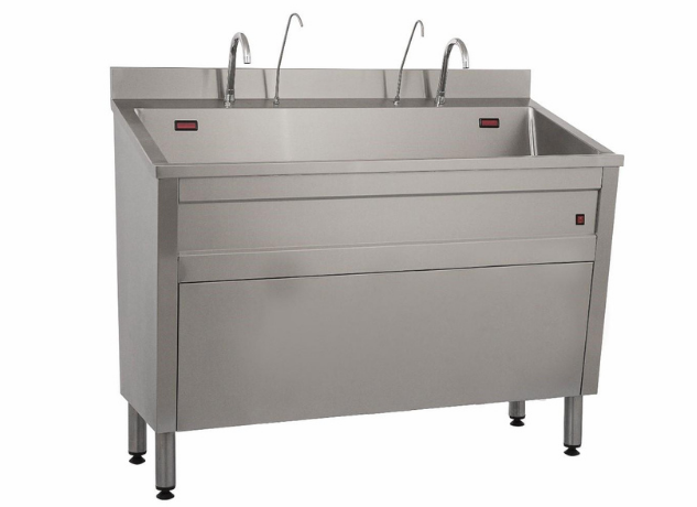 Surgical Scrub Unit, Double, Sensor Operated